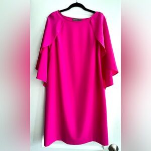 NWOT. Donna Ricco New York cape sleeve dress. Size 8